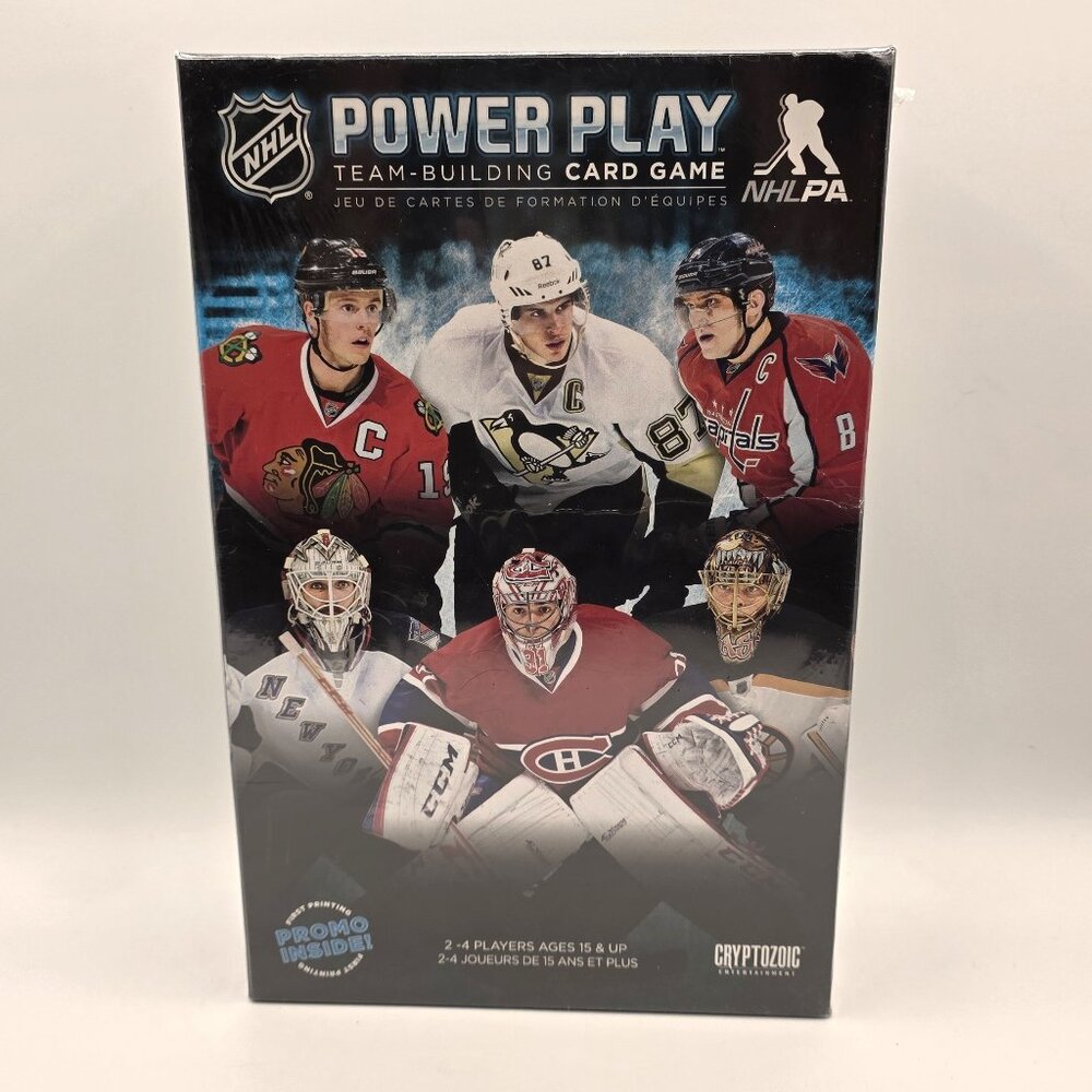 Cryptozoic Entertainment NHL Hockey Power Play Team Building Card Game NIB Pics